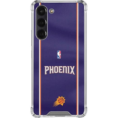 NBA Phoenix Suns Jersey Galaxy S24 FE Clear Case